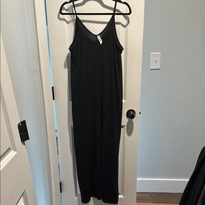 Black Women's Dress v-neck